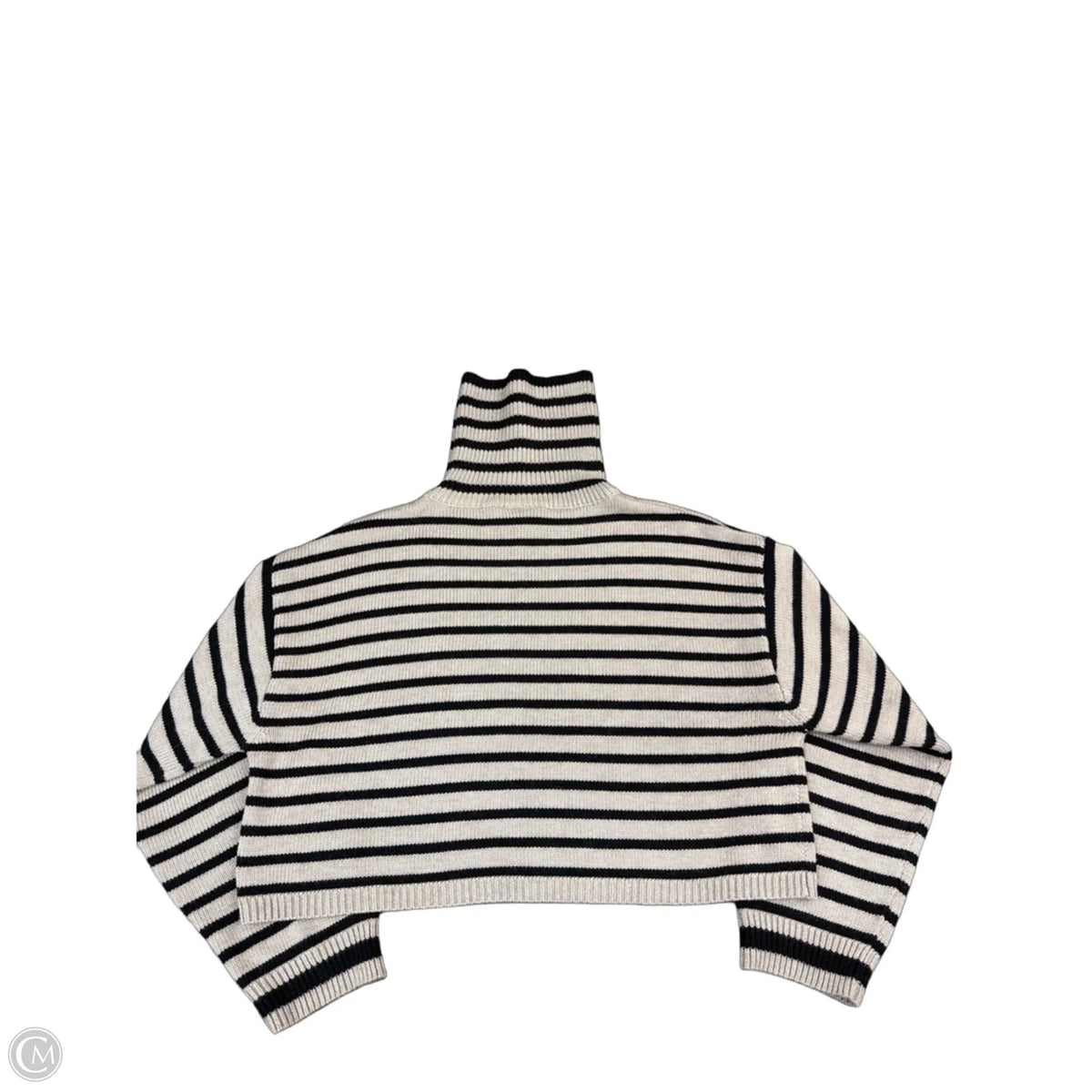 Sweater By Clothes Mentor In Striped Pattern, Size: S