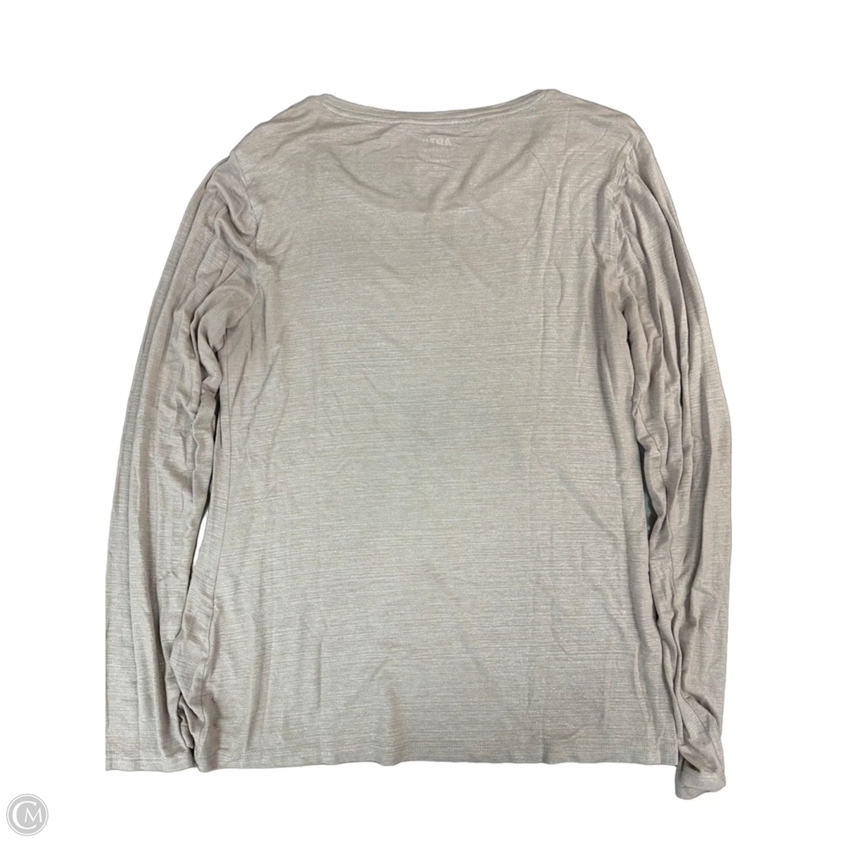 Top Long Sleeve Basic By Apt 9 In Brown, Size: M