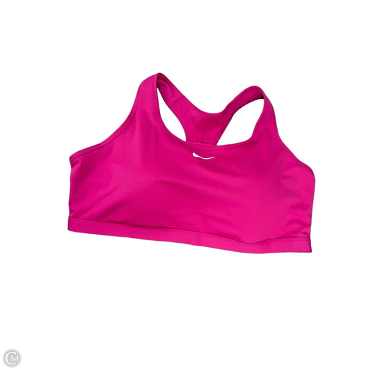 Athletic Bra By Nike Apparel In Pink, Size: 4x