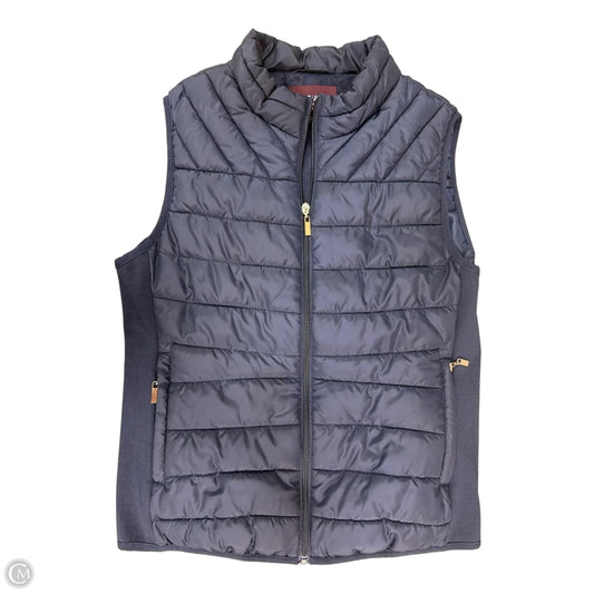 Vest Puffer & Quilted By Ci Sono In Blue, Size: L