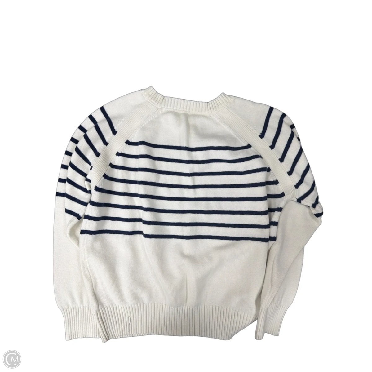 Sweater By Clothes Mentor In Striped Pattern, Size: M