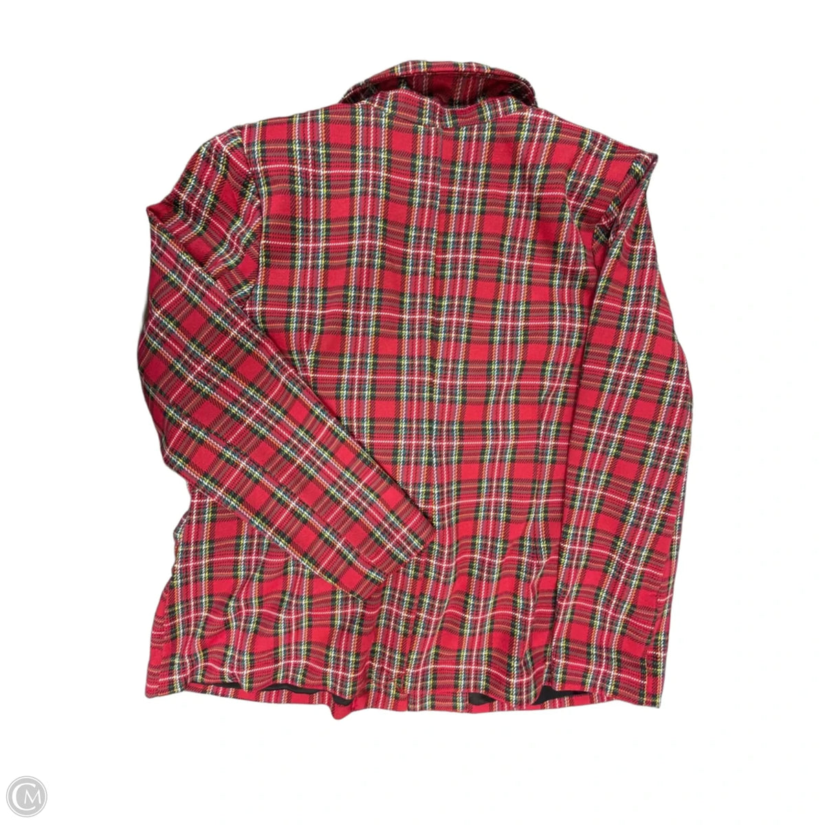 Blazer By Studio Park In Plaid Pattern, Size: Xl