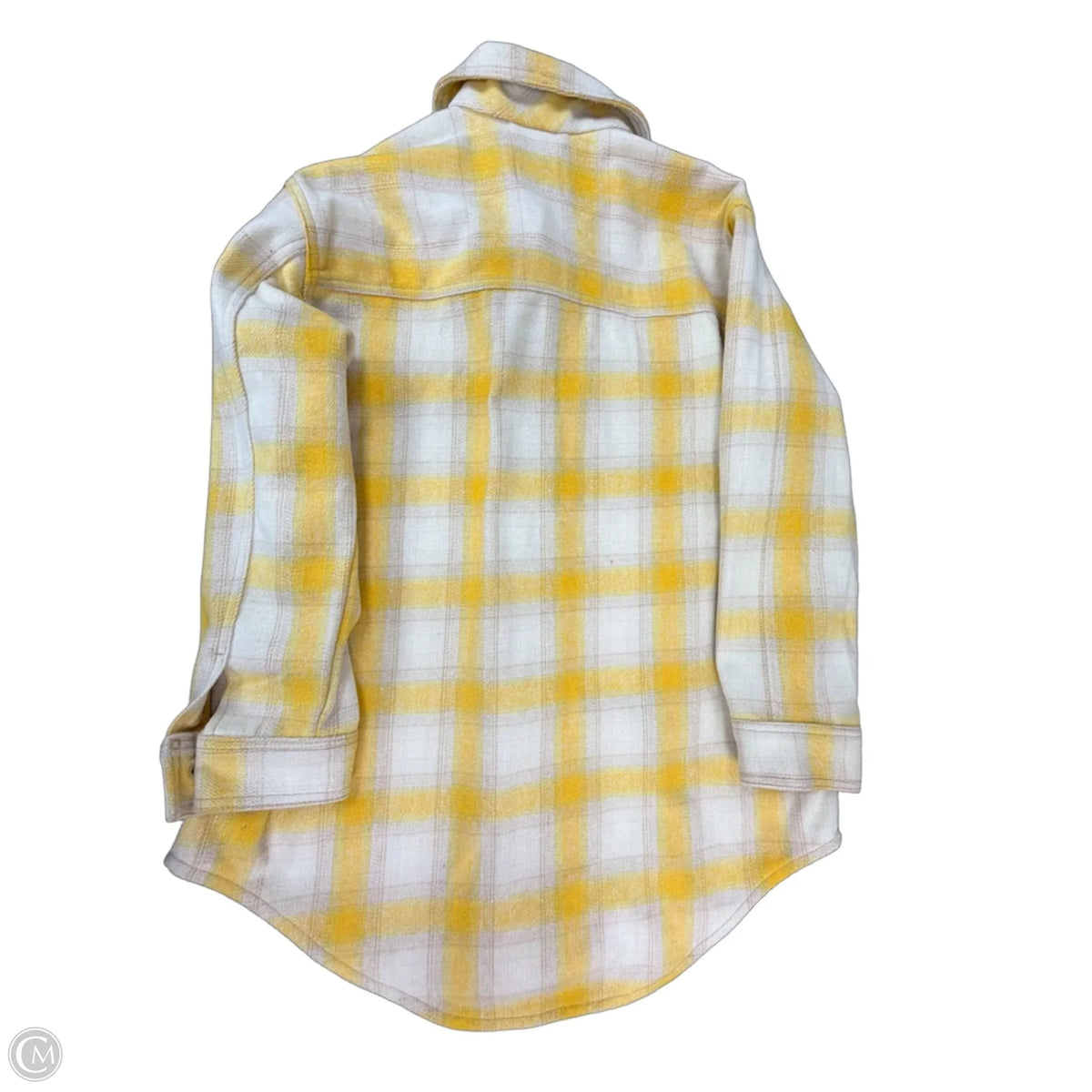 Jacket Shirt By Old Navy In Plaid Pattern, Size: L