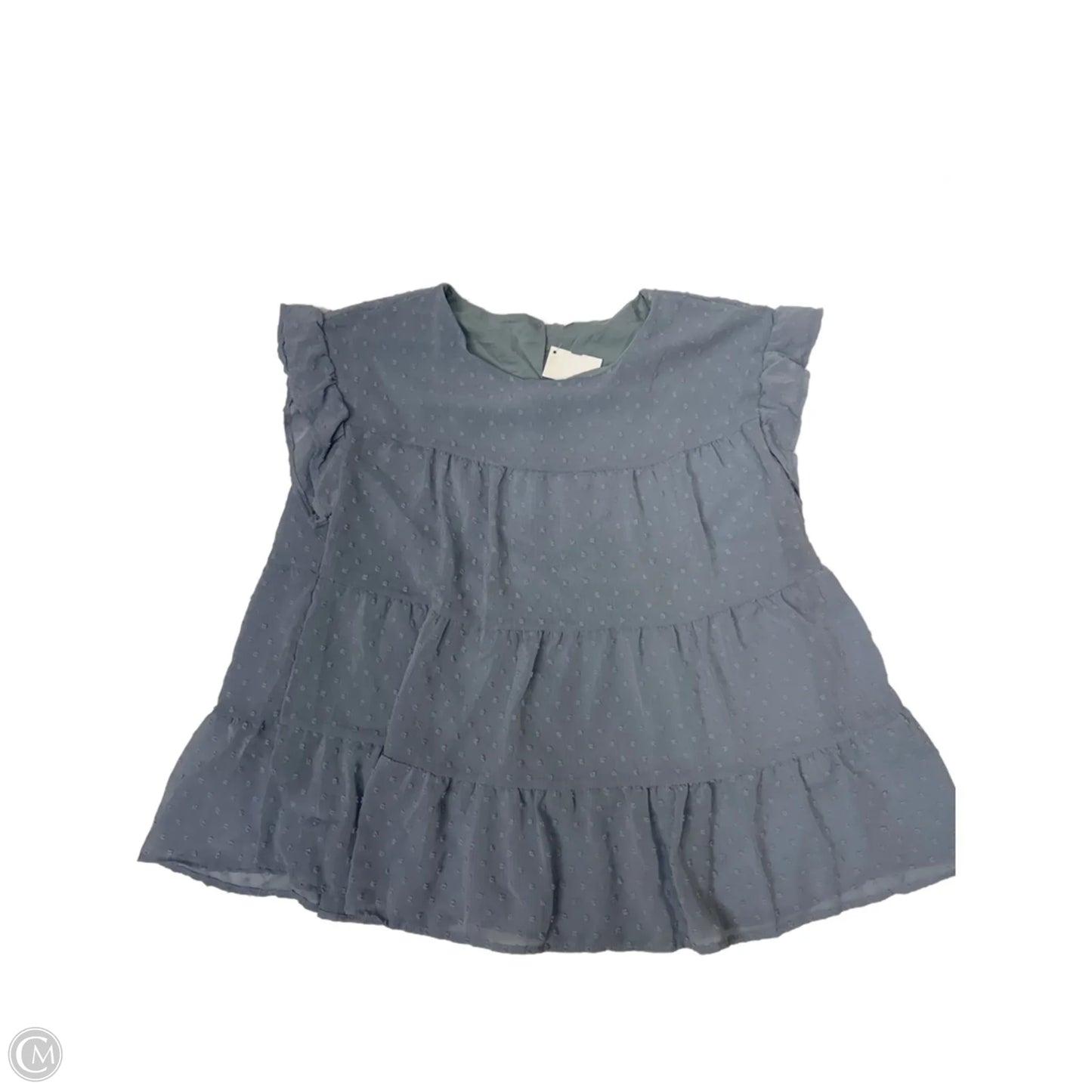 Top Sleeveless By Cmf In Blue, Size: M