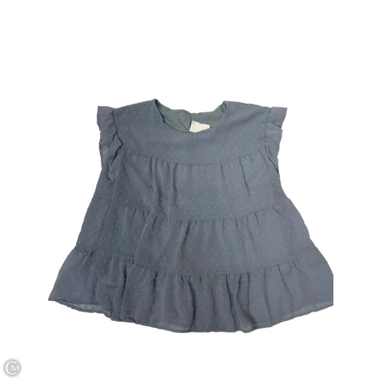 Top Sleeveless By Cmf In Blue, Size: M