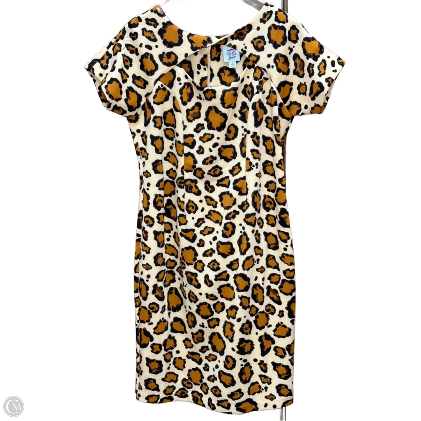 Dress Casual Midi By Clothes Mentor In Animal Print, Size: L