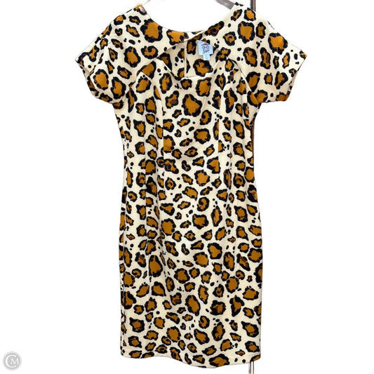Dress Casual Midi By Clothes Mentor In Animal Print, Size: L