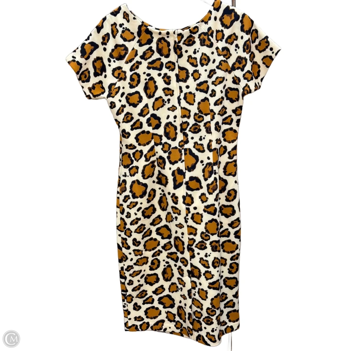 Dress Casual Midi By Clothes Mentor In Animal Print, Size: L