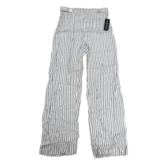 Pants Linen By Derek Heart In Striped Pattern, Size: 8