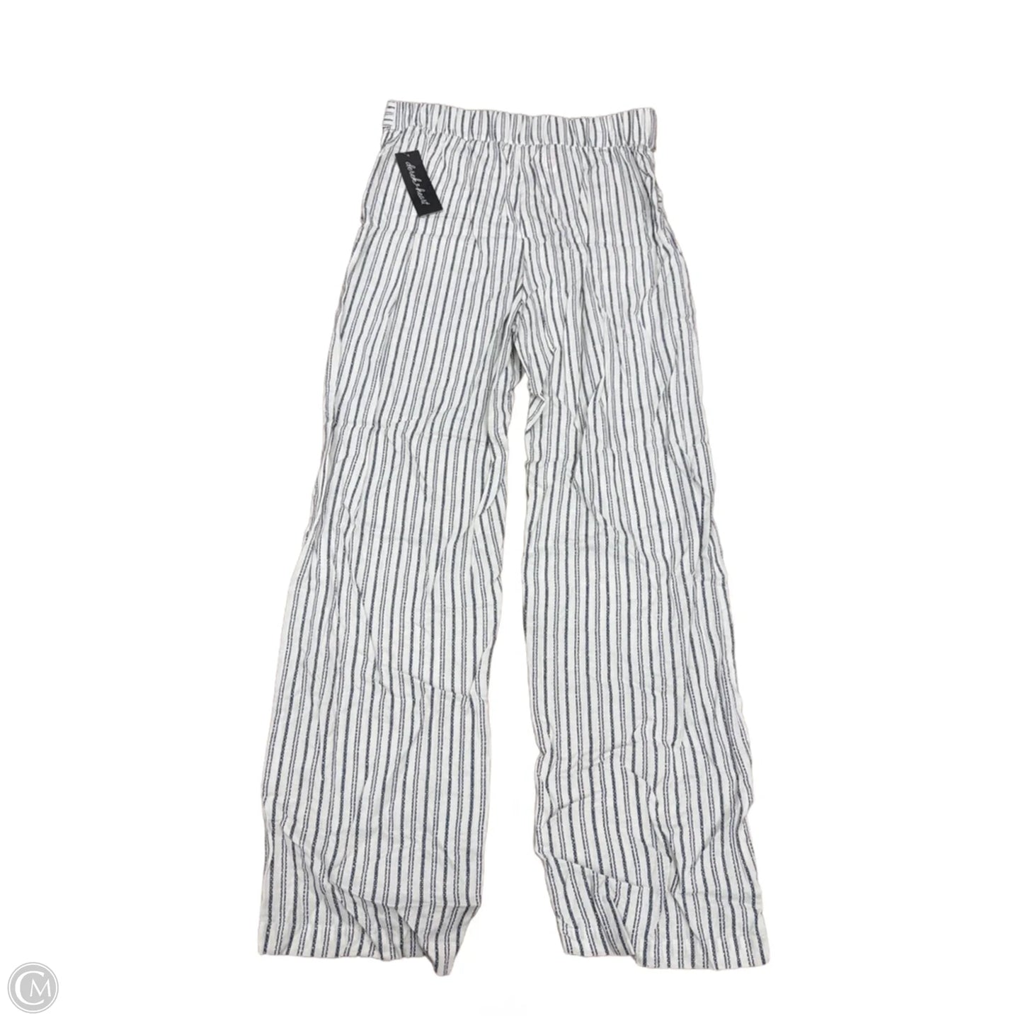 Pants Linen By Derek Heart In Striped Pattern, Size: 8
