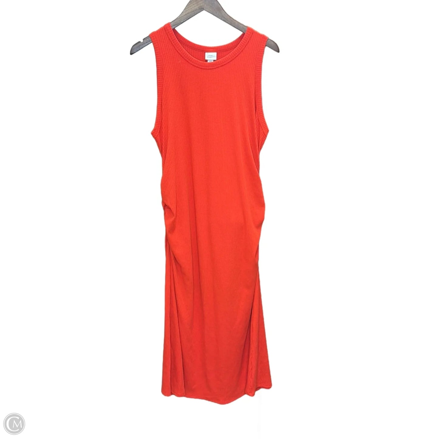 Dress Casual Maxi By A New Day In Orange, Size: 1x