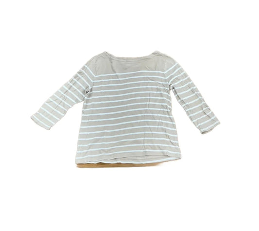 Top Long Sleeve By Croft And Barrow In Striped Pattern, Size: Sp