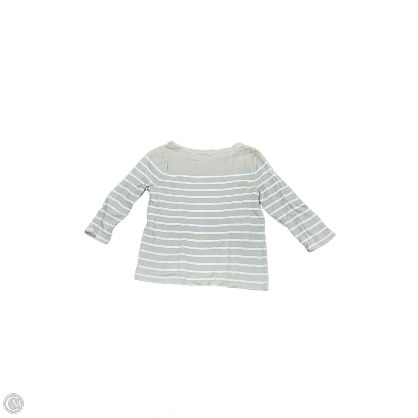 Top Long Sleeve By Croft And Barrow In Striped Pattern, Size: Sp