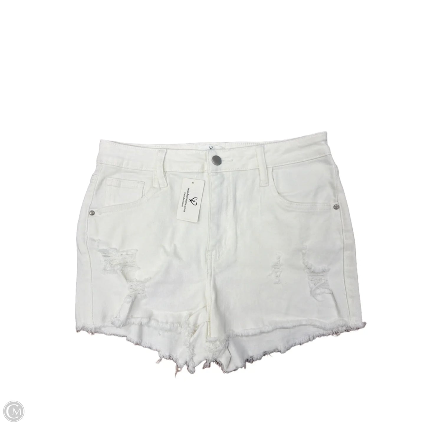 Shorts By Windsor In White Denim, Size: 12