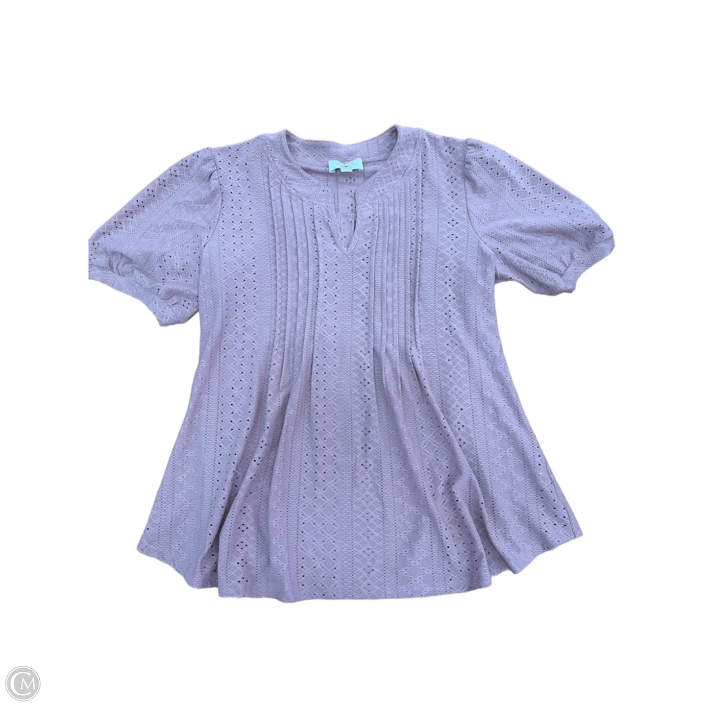 Top Short Sleeve By Clothes Mentor In Pink, Size: L