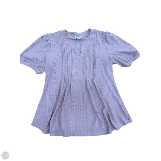 Top Short Sleeve By Clothes Mentor In Pink, Size: L