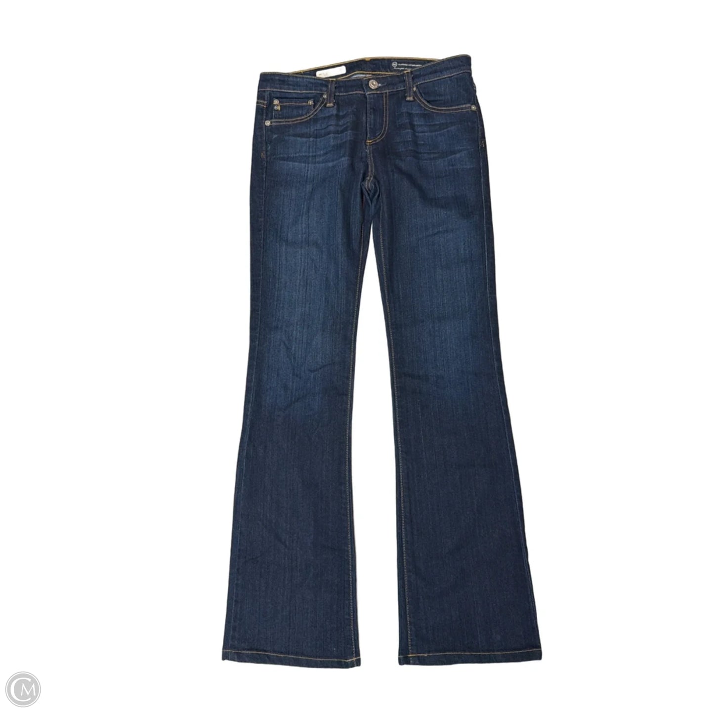 Jeans Flared By Adriano Goldschmied In Blue Denim, Size: 4