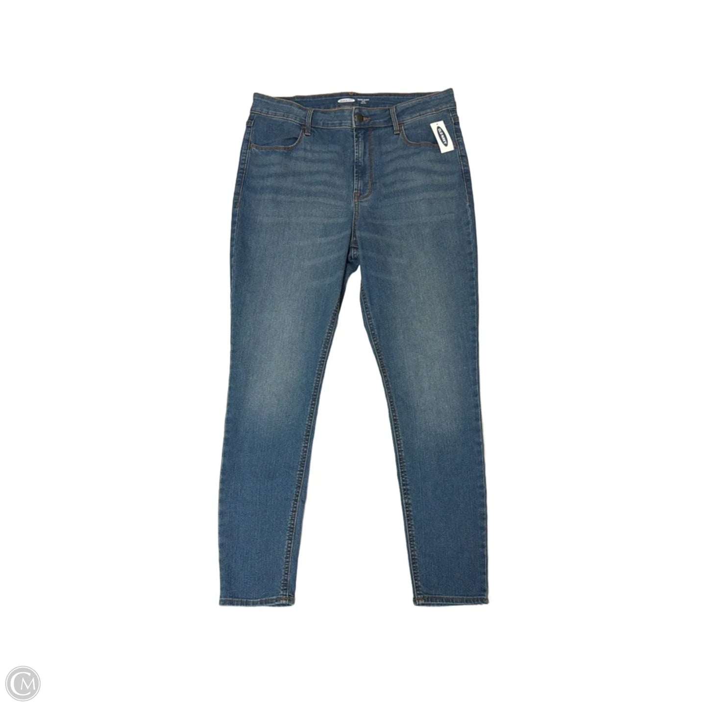 Jeans Skinny By Old Navy In Blue Denim, Size: 12