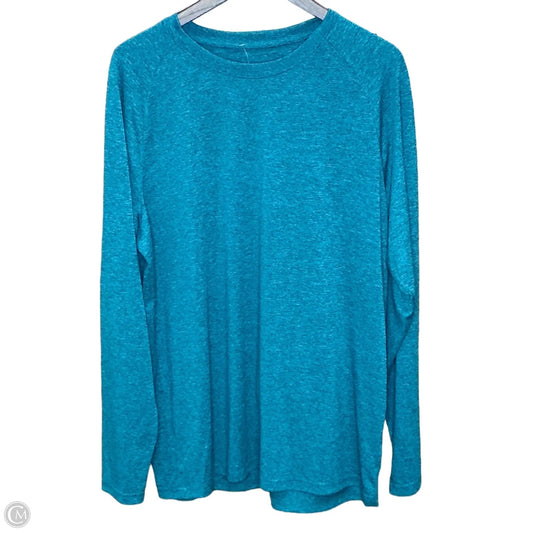 Athletic Top Long Sleeve Crewneck By Clothes Mentor In Green, Size: Xl