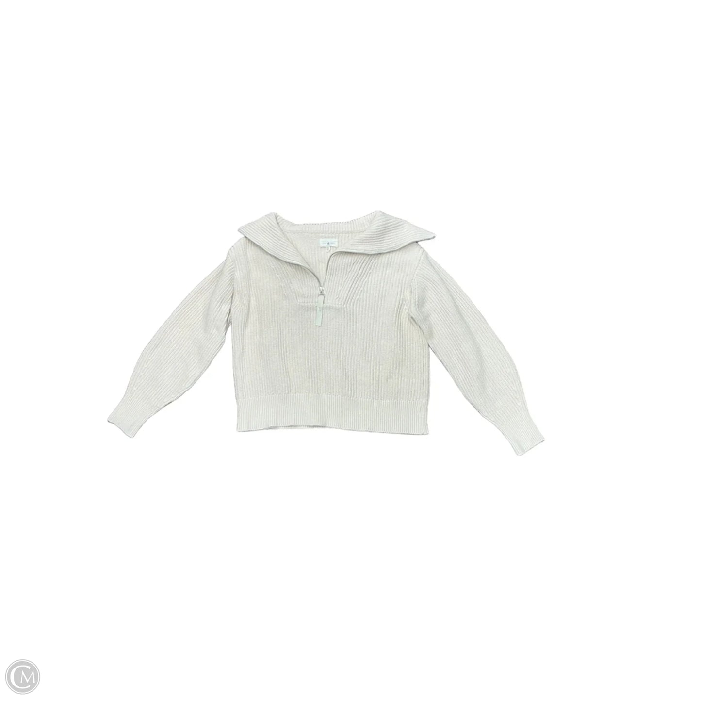 Top Long Sleeve By Lou And Grey In Cream, Size: S