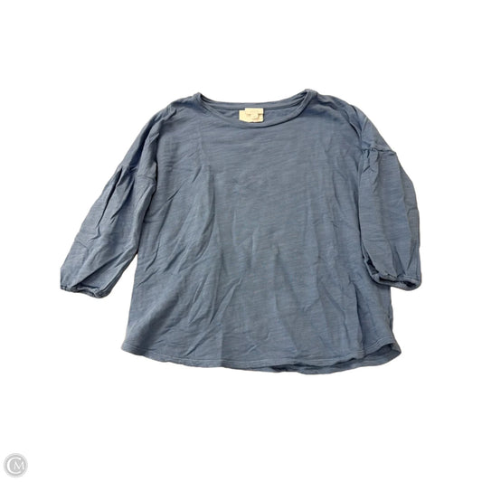 Top Long Sleeve By J. Jill In Blue, Size: M