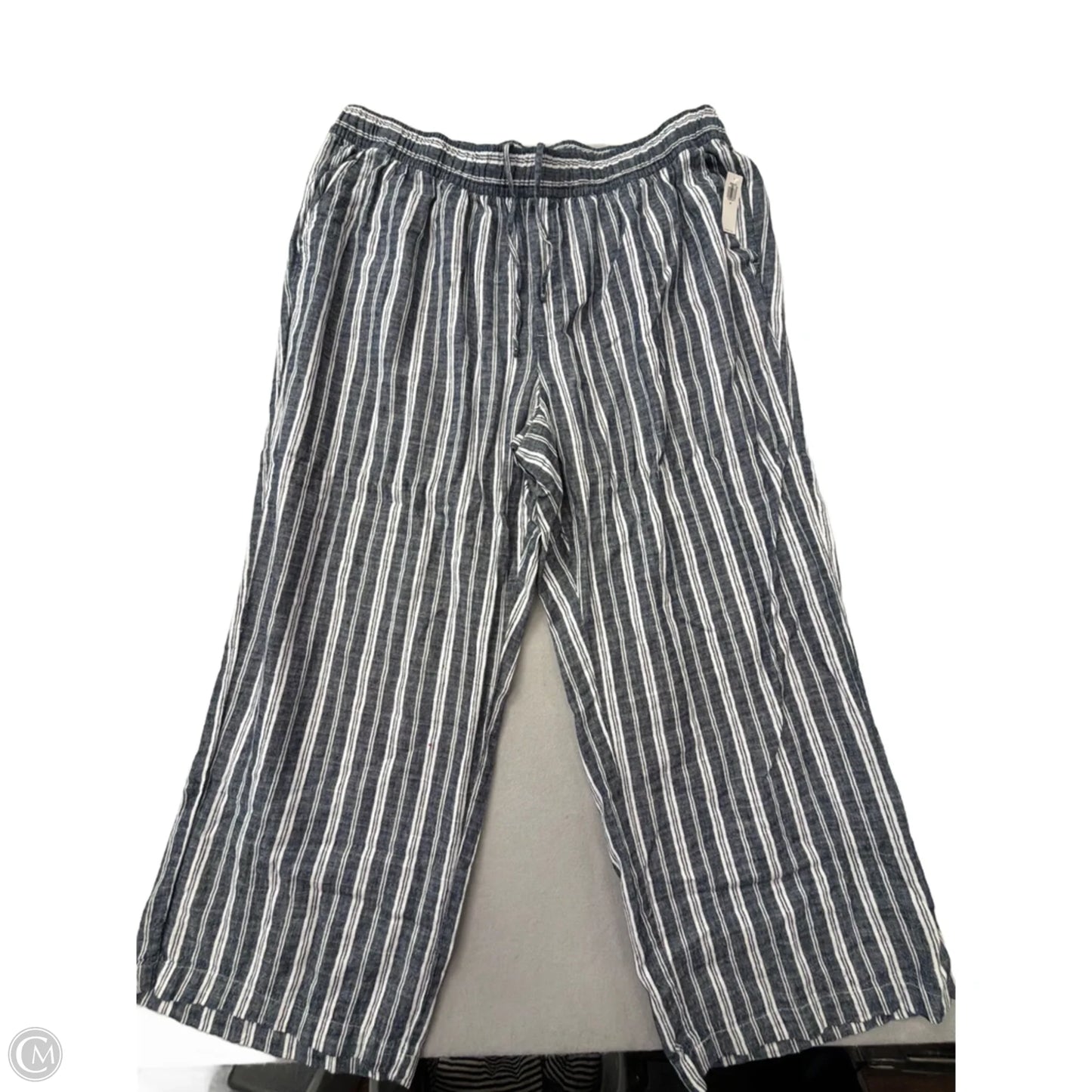 Pants Linen By Old Navy In Striped Pattern, Size: 3x