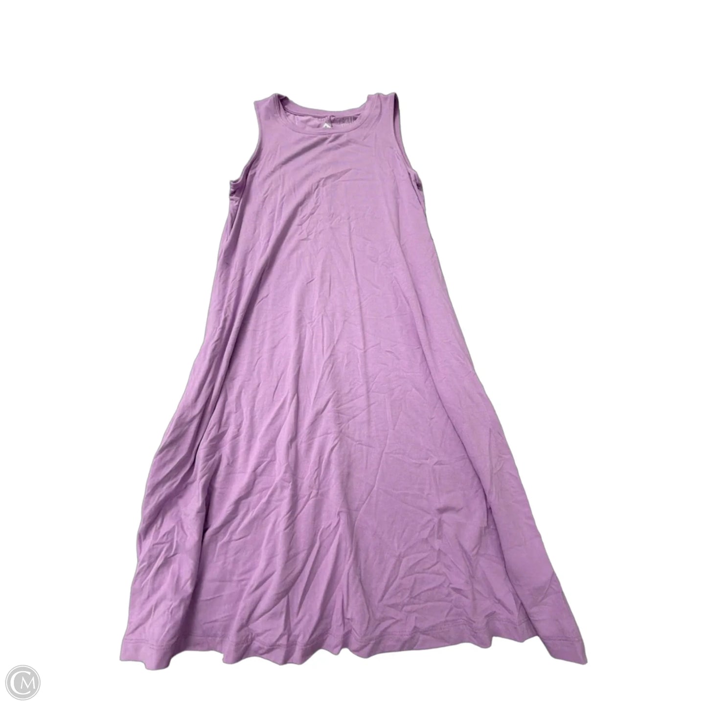 Dress Casual Midi By Time And Tru In Purple, Size: M