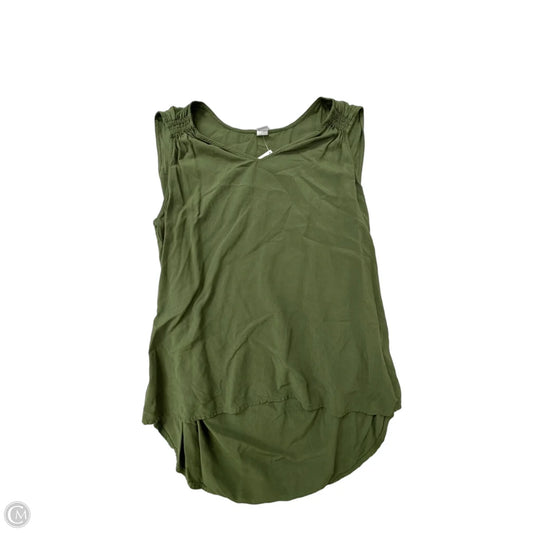 Top Sleeveless By Old Navy In Green, Size: M
