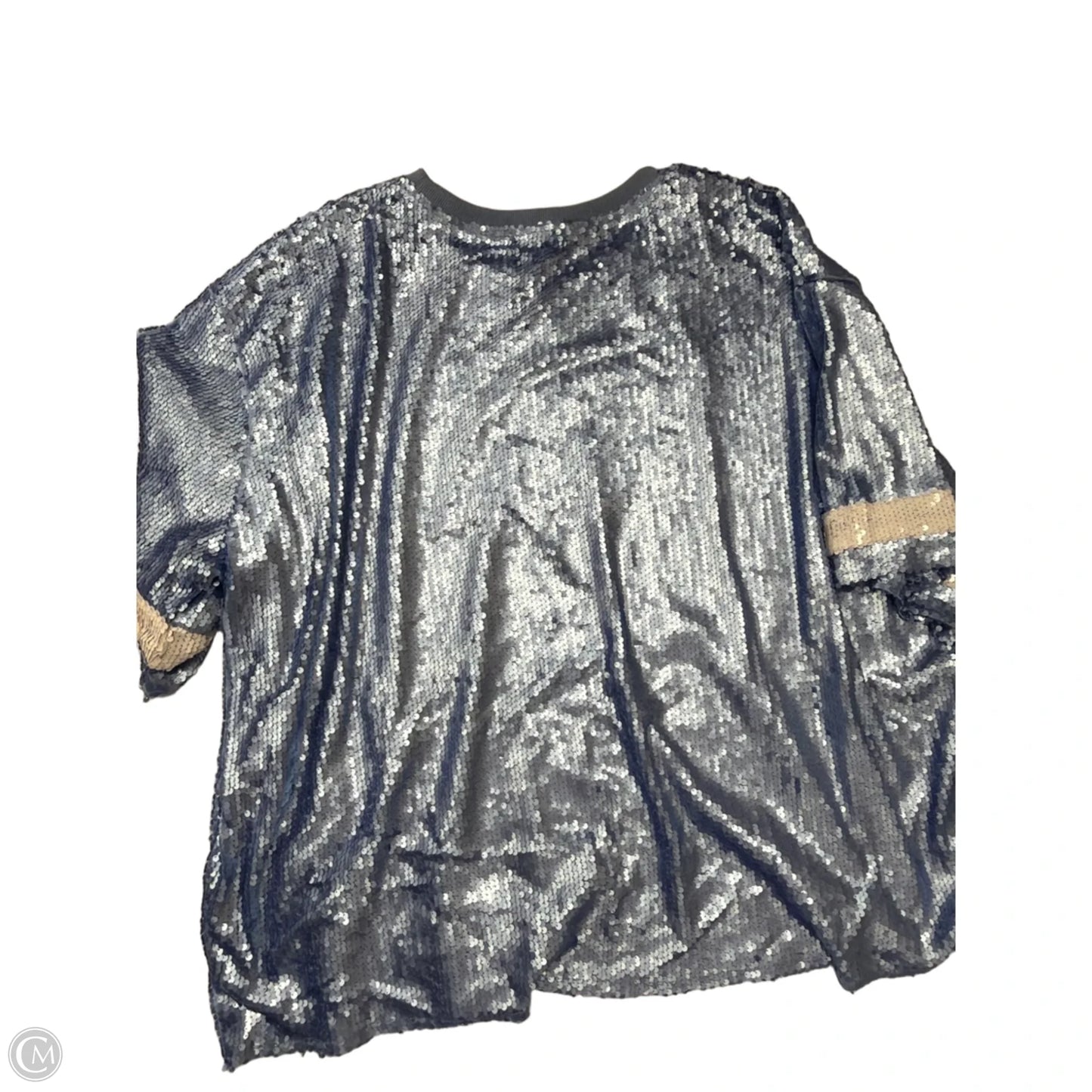 Top Short Sleeve By Cato In Blue, Size: 3x