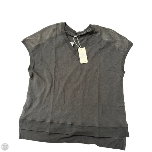 Top Short Sleeve By Clothes Mentor In Black, Size: M