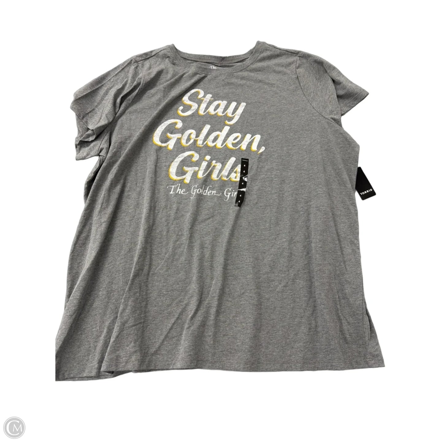 Top Short Sleeve By Torrid In Grey, Size: 4x