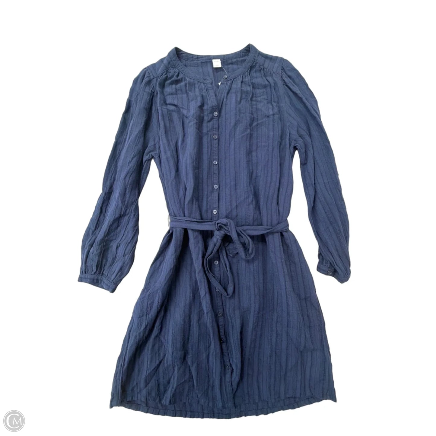 Dress Casual Midi By Old Navy In Navy, Size: S