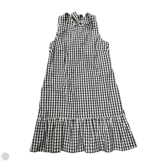 Dress Casual Midi By J. Crew In Checkered Pattern, Size: M