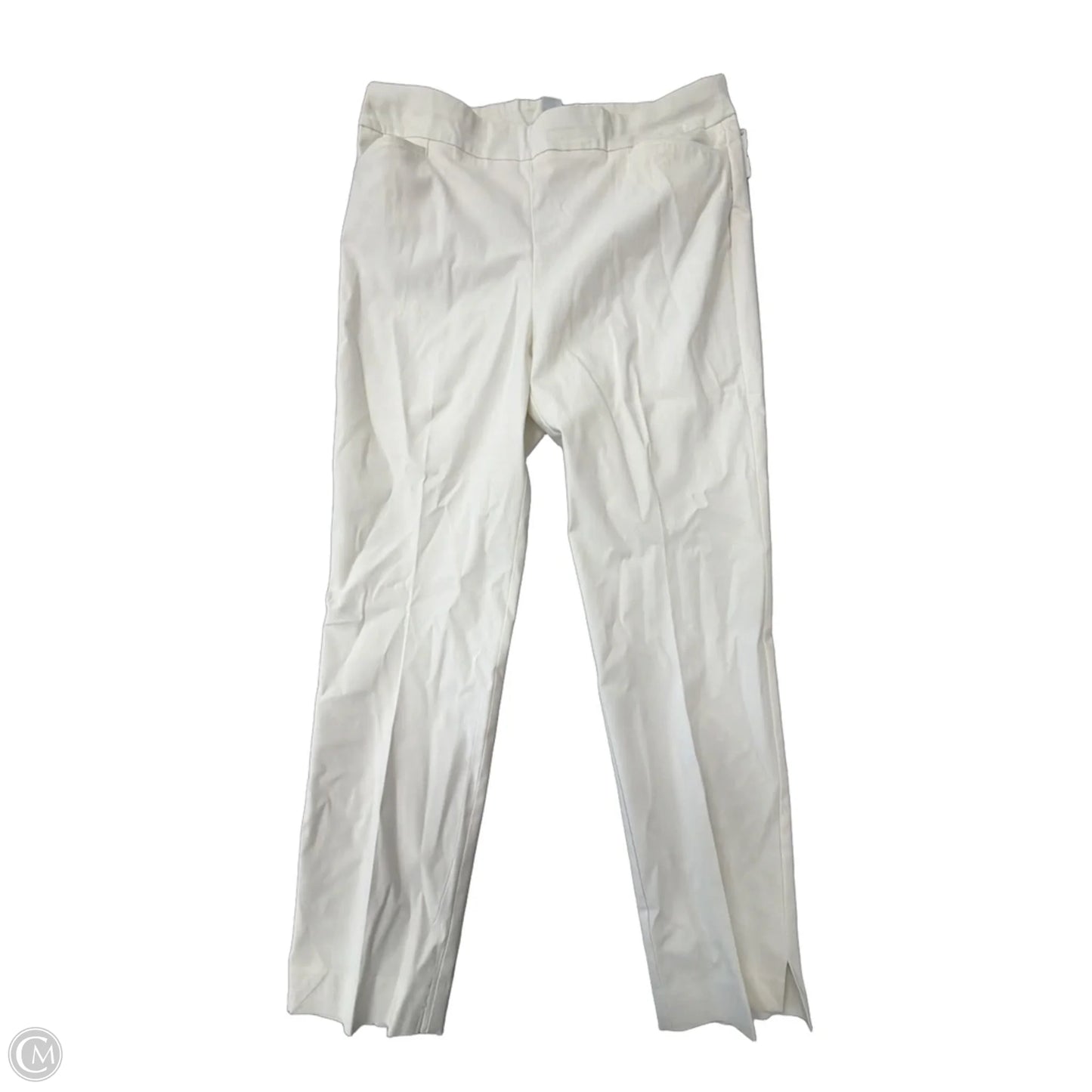 Pants Dress By Chicos In White, Size: 12l
