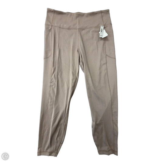 Athletic Pants By Clothes Mentor In Brown, Size: Xl