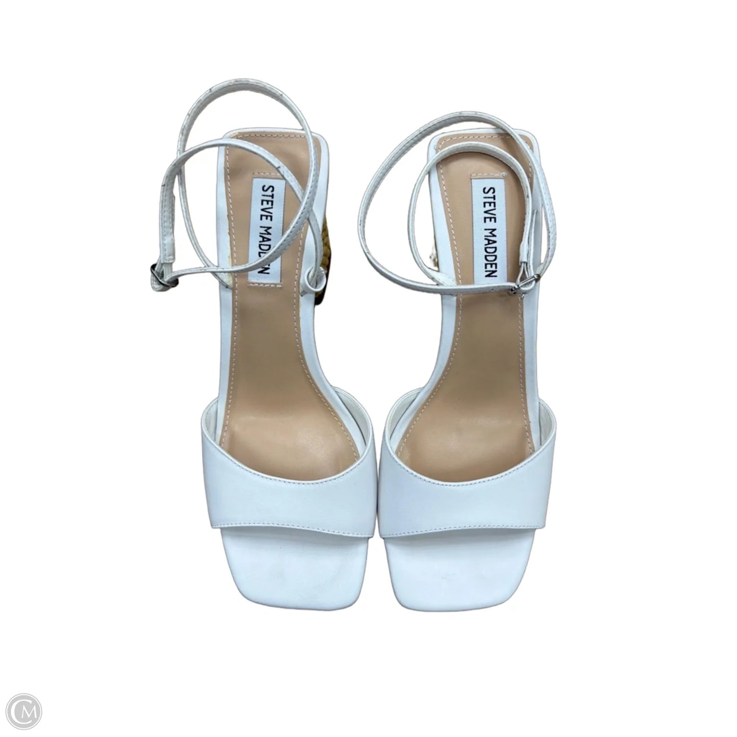 Shoes Heels Block By Steve Madden In White, Size: 8.5