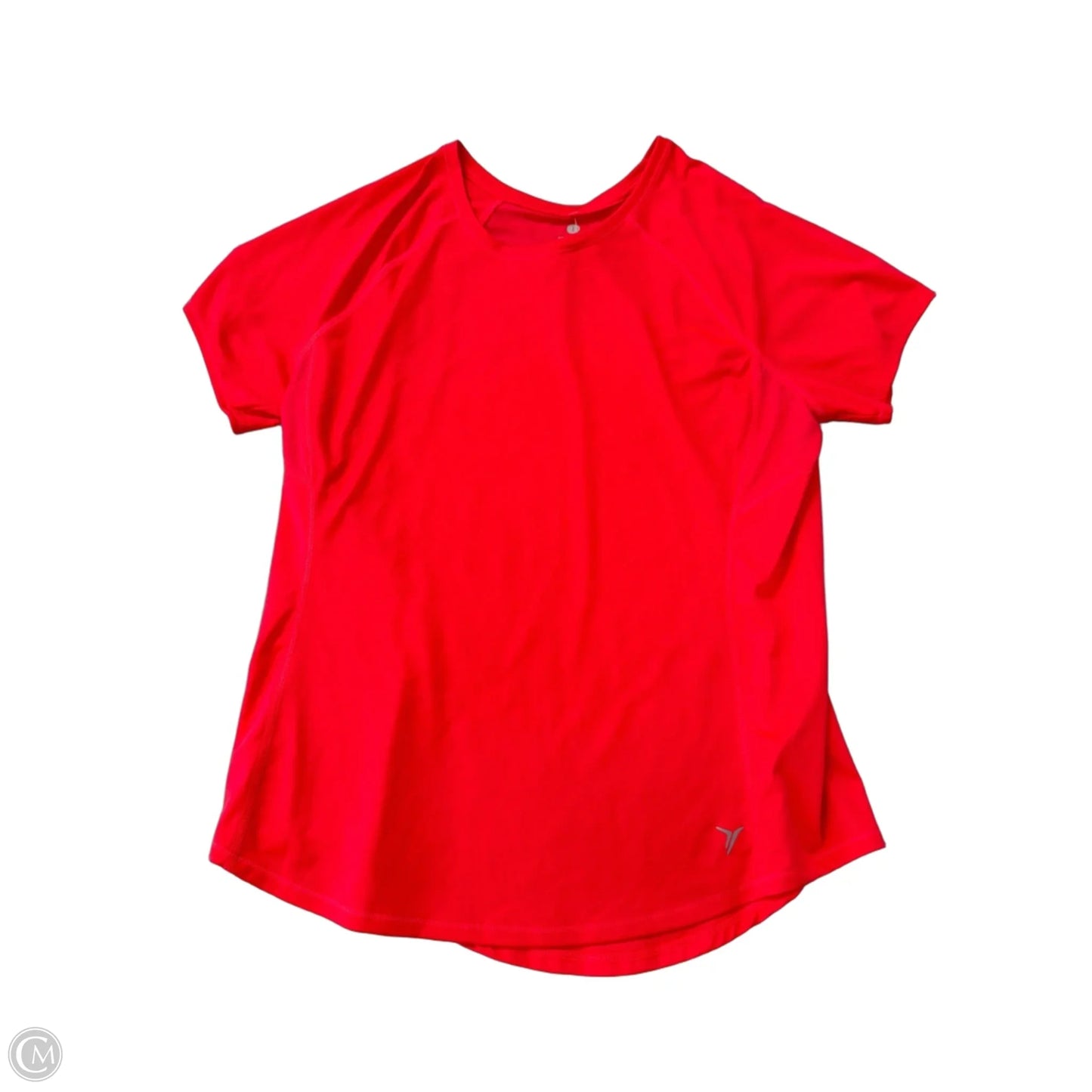 Athletic Top Short Sleeve By Old Navy In Red, Size: L
