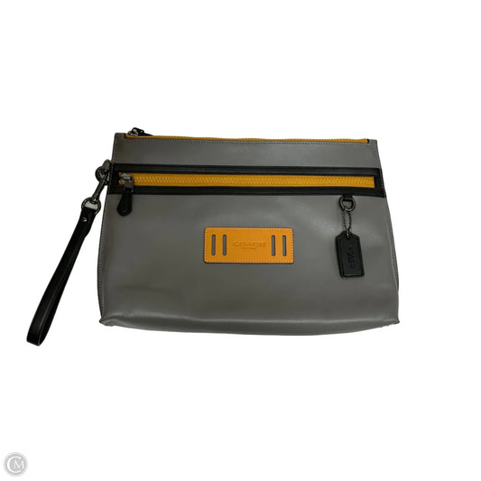 Clutch Designer By Coach, Size: Large