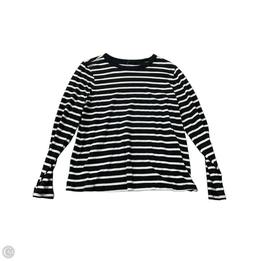 Top Long Sleeve By Old Navy In Striped Pattern, Size: M