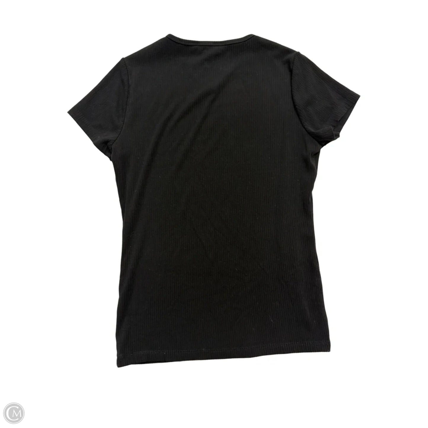 Top Short Sleeve Basic By Banana Republic In Black, Size: S
