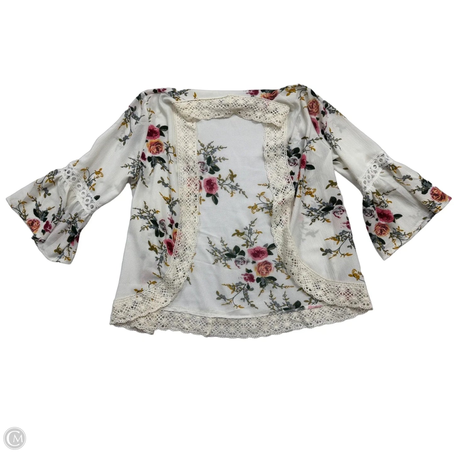 Kimono By Ecowish In Floral Print, Size: Xl