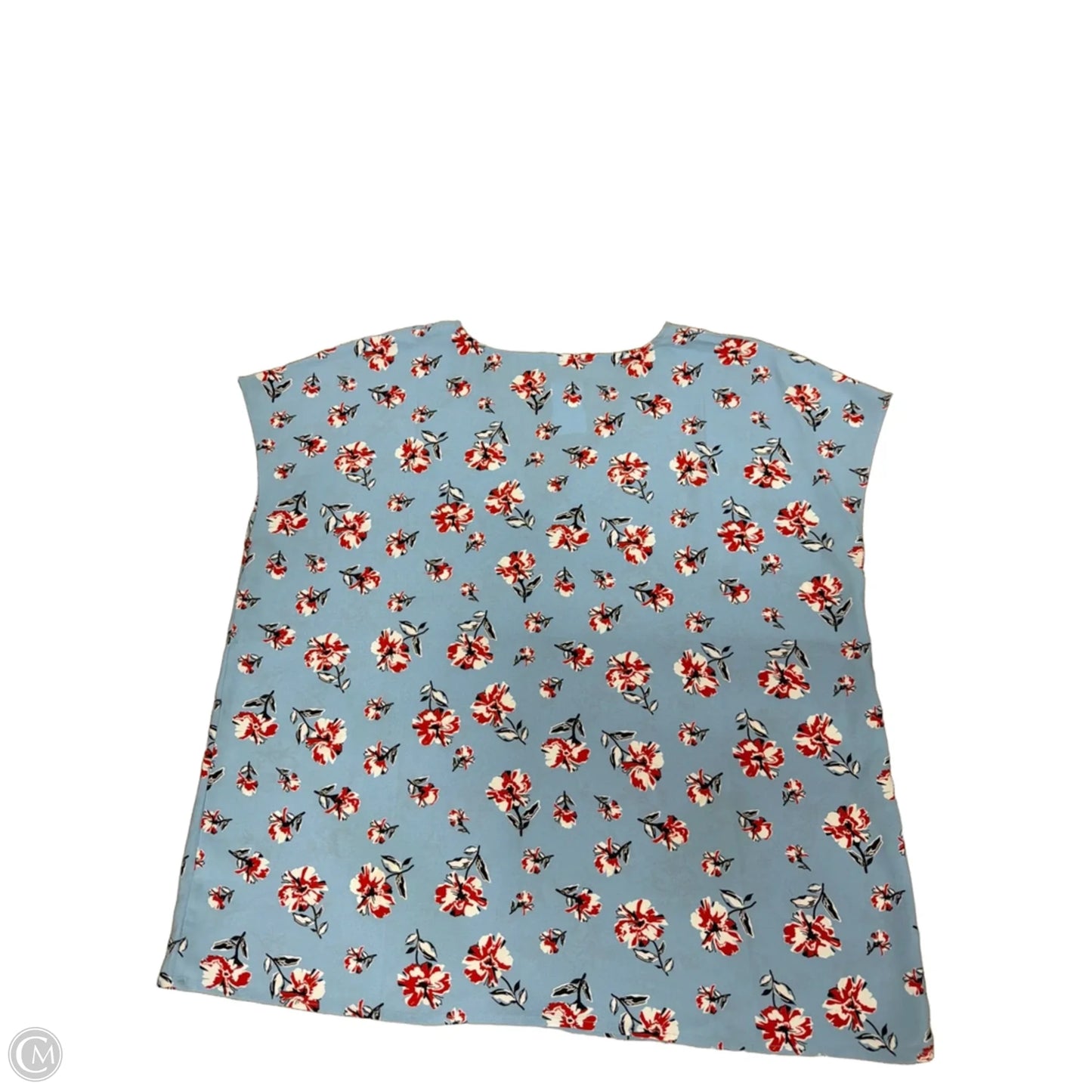 Top Short Sleeve By Hilary Radley In Floral Print, Size: Xl
