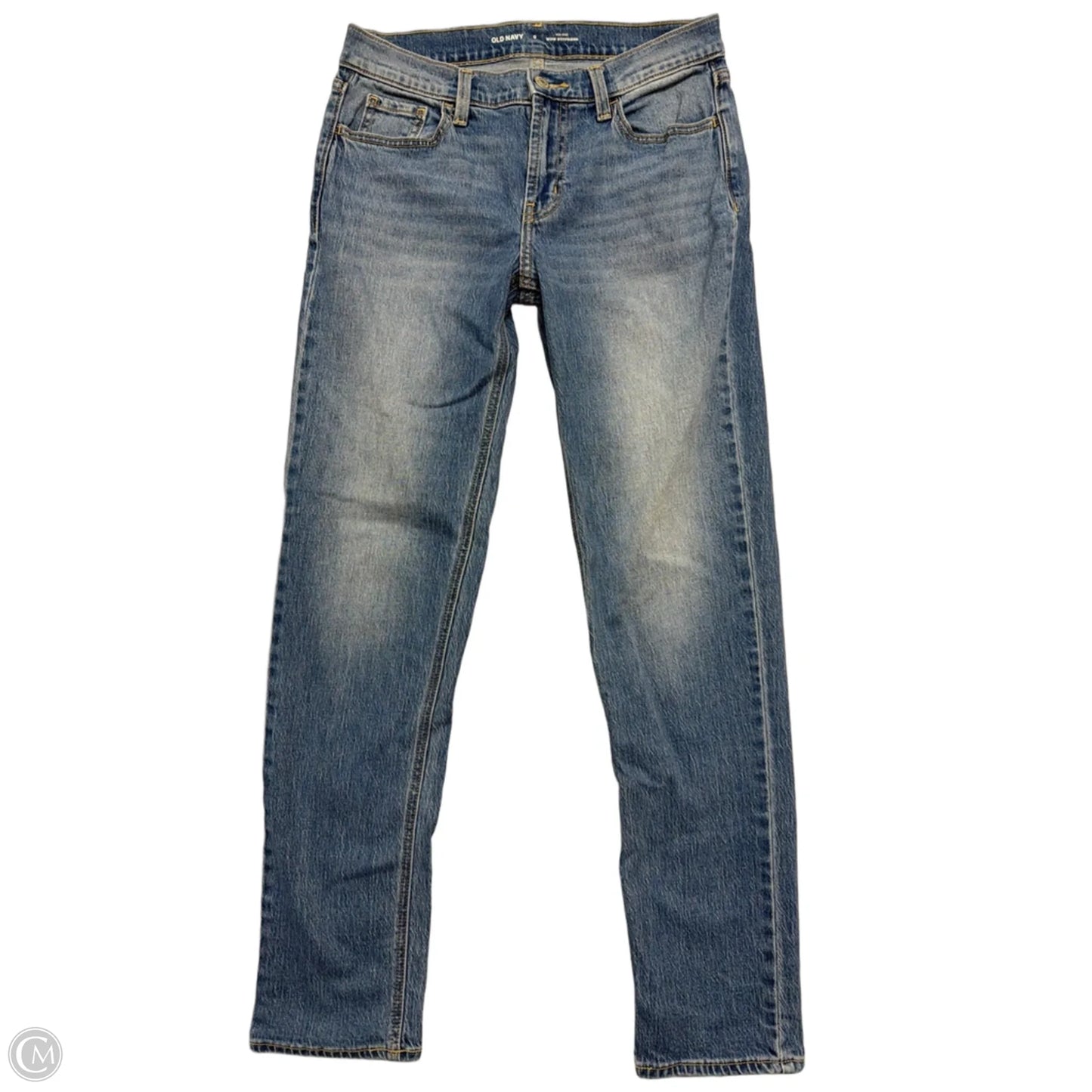 Jeans Straight By Old Navy In Blue Denim, Size: 0