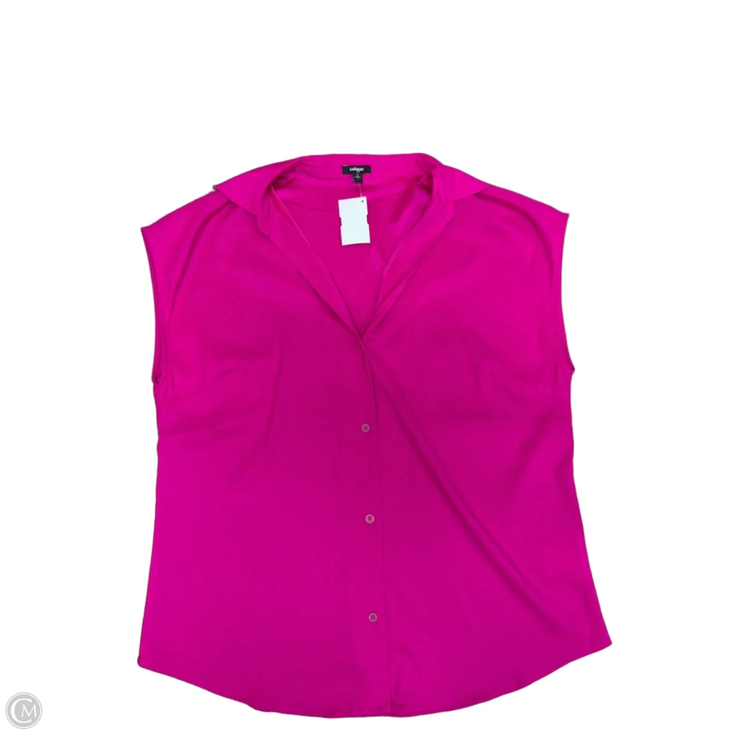 Top Sleeveless By Express In Pink, Size: S
