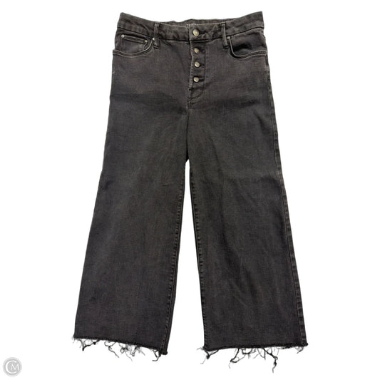 Pants Wide Leg By Time And Tru In Black Denim, Size: 10