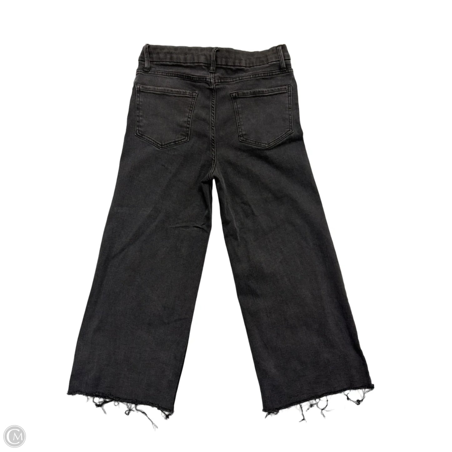 Pants Wide Leg By Time And Tru In Black Denim, Size: 10