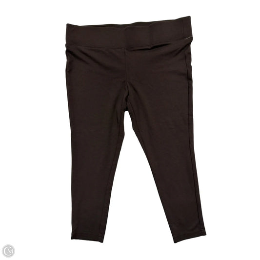 Pants Leggings By Avenue In Brown, Size: 18