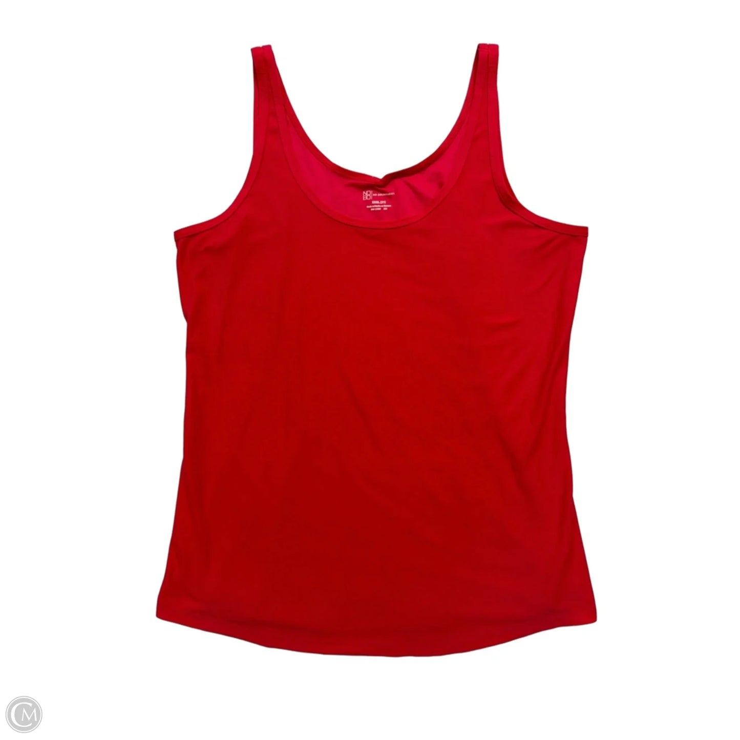 Tank Top By No Boundaries In Red, Size: 2x