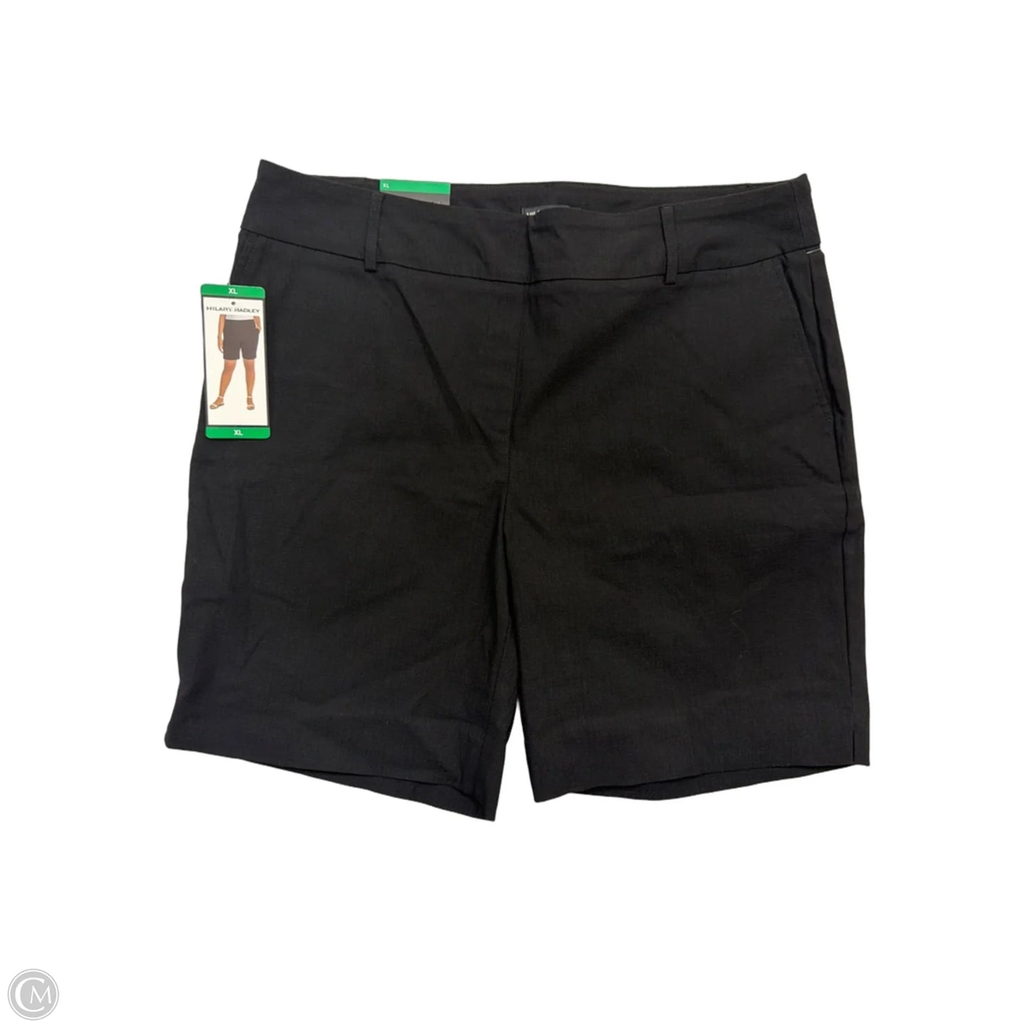 Shorts By Hilary Radley In Black Denim, Size: 14