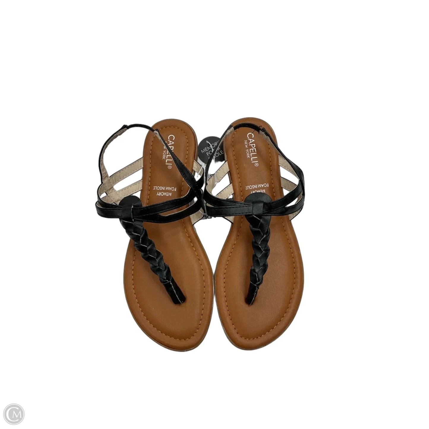 Sandals Flats By Capelli In Black, Size: 6